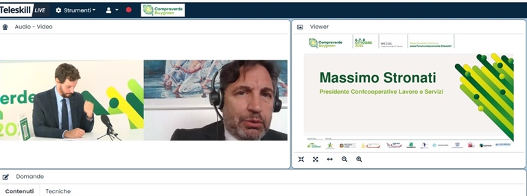 Forum Compraverde Buygreen: Stronati «Cooperazione e porti verso l’integrazione. Per imprese...